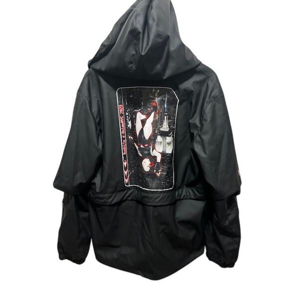Sushito Clothing jacket coat ANIMENYC X Anime 2023 waterproof windbreaker L NWOT - Picture 2 of 11